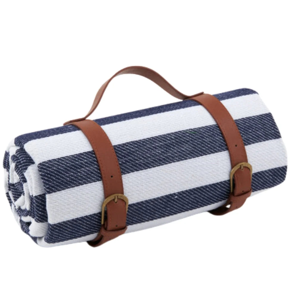 Picnic Blanket Foldable Soft Acrylic Top & Waterproof Bottom