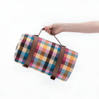 Picnic Blanket Foldable Soft Acrylic Top & Waterproof Bottom