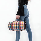 Picnic Blanket Foldable Soft Acrylic Top & Waterproof Bottom