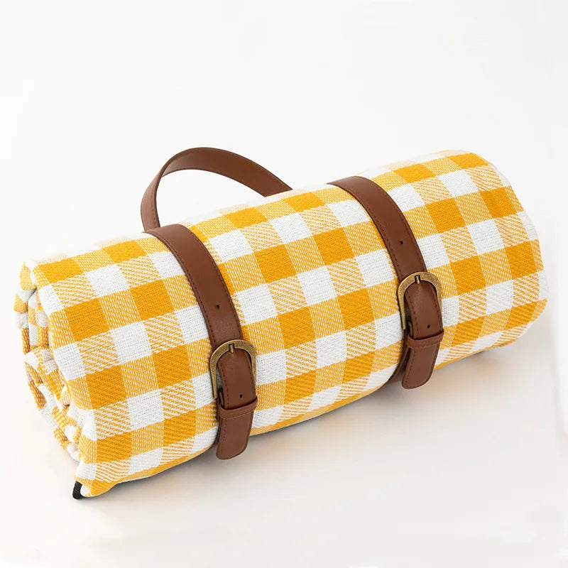 Picnic Blanket Waterproof Foam Padded Foldable Carry Handle