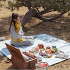 Picnic Blanket Waterproof Foam Padded Foldable Carry Handle