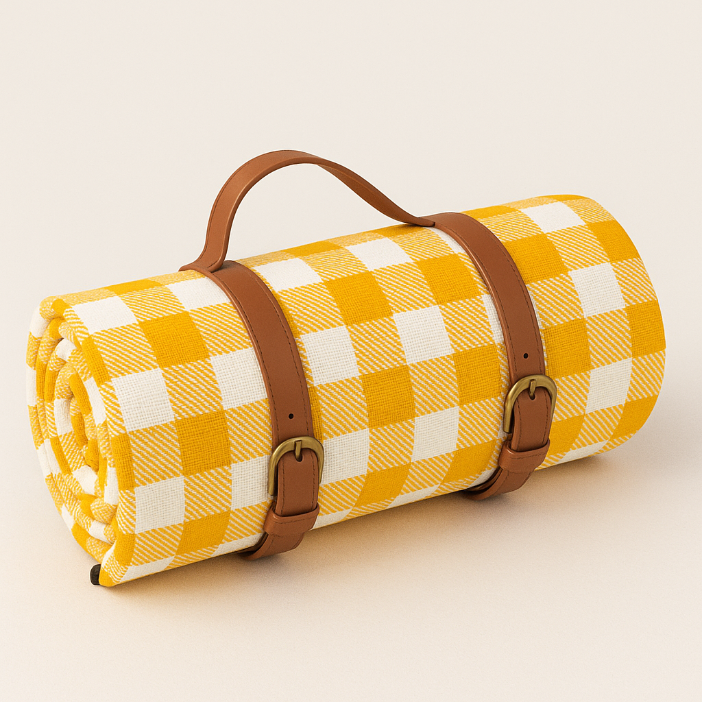 Picnic Blanket Waterproof Foldable Soft Acrylic Top
