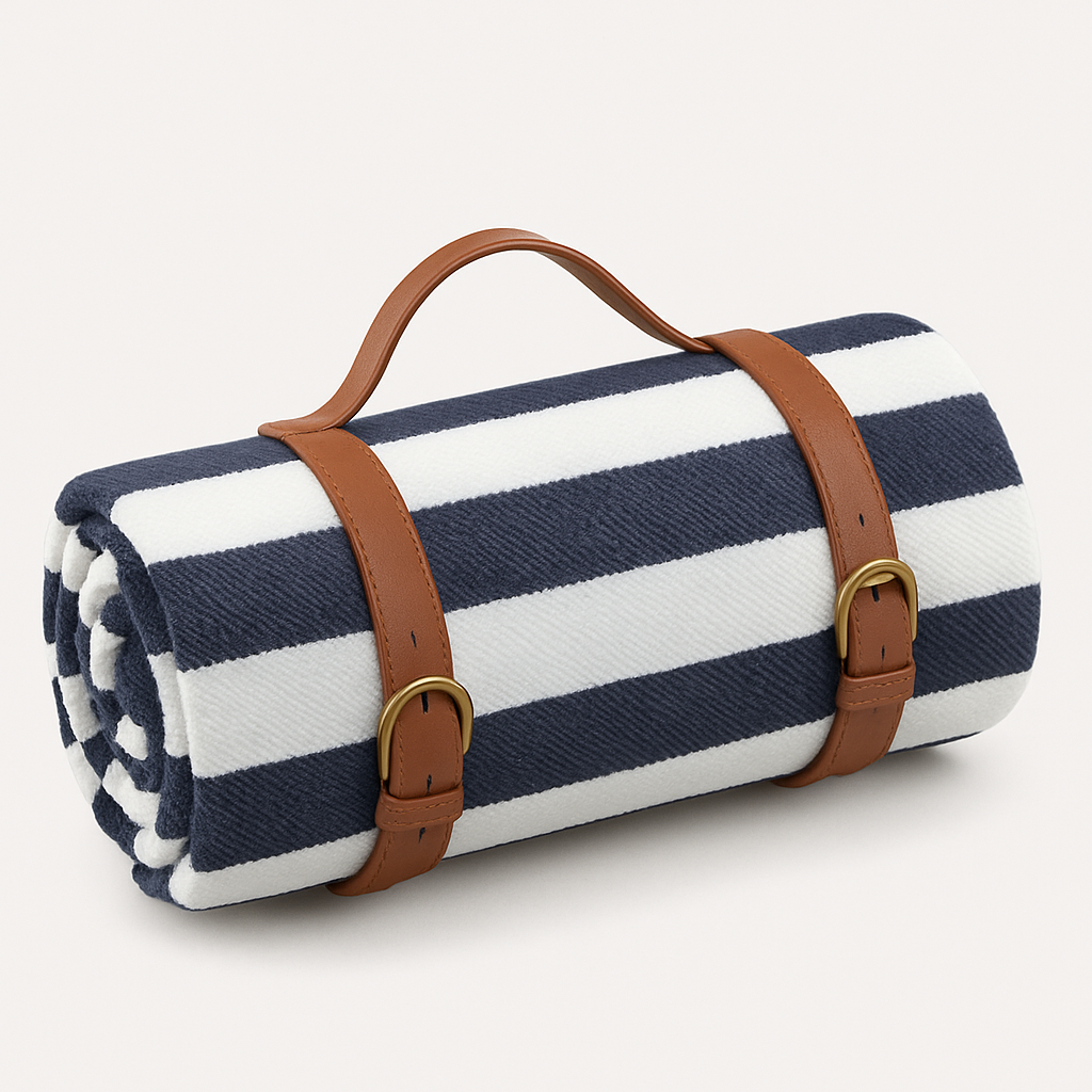 Picnic Blanket Waterproof Foldable Soft Acrylic Top