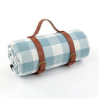 Picnic Blanket Waterproof PEVA Foam-Padded Foldable With Carry Strap