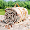 Picnic Mat Bohemian Geometric Print Moisture-Resistant