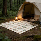 Picnic Mat Bohemian Geometric Print Moisture-Resistant