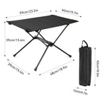 Picnic Table Foldable Aluminum Frame Weather Resistant