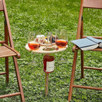 Picnic Table Foldable Bottle & Glass Holders