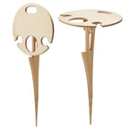 Picnic Table Foldable Bottle & Glass Holders