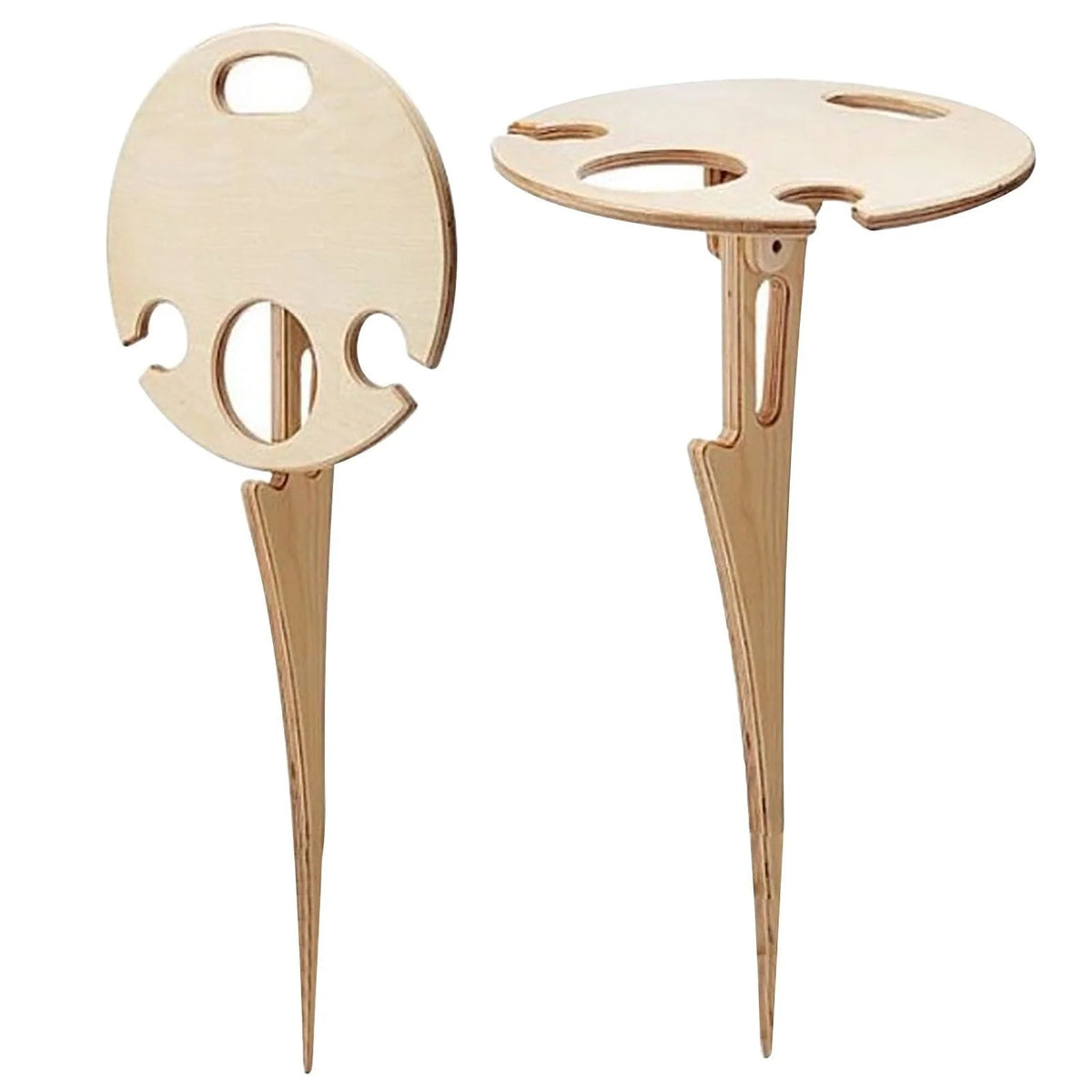Picnic Table Foldable Bottle & Glass Holders