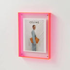 Picture Frame Colored Transparent Acrylic Wall & Table
