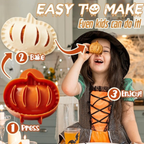 Pie Maker 3-Piece Pumpkin Apple & Acorn BPA-Free Non-Slip