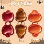 Pie Maker 3-Piece Pumpkin Apple & Acorn BPA-Free Non-Slip