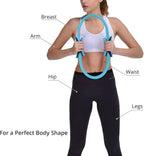 Pilates Ring Fiberglass Core Padded Foam Handles