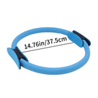 Pilates Ring High-Resistance Fiberglass Core Non-Slip Foam Handles 35cm