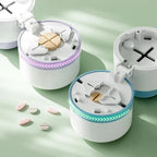 Pill Cutter Stainless Steel Blade & Safety Lock