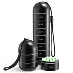 Pill Organizer 7-Day Aluminum Moisture-Resistant Seal