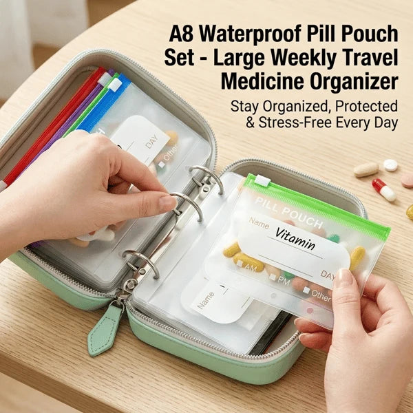 Pill Organizer Travel Size 7 Or 14 Pockets
