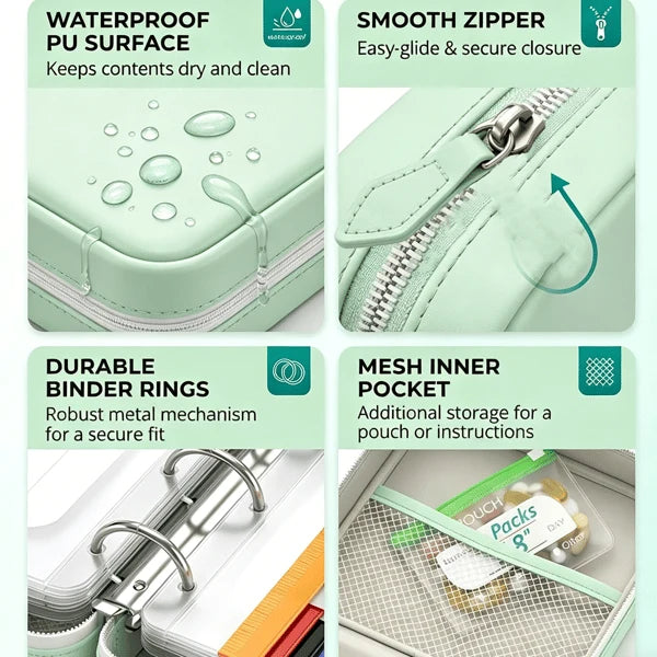 Pill Organizer Travel Size 7 Or 14 Pockets