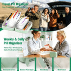 Pill Organizer Travel Size 7 Or 14 Pockets