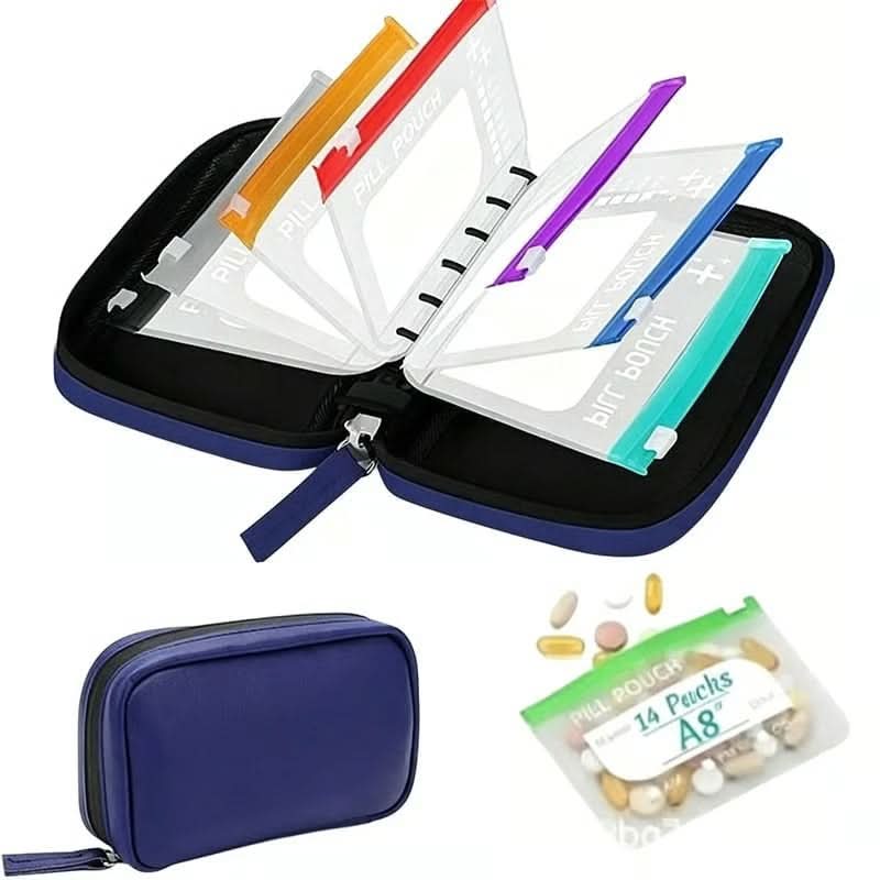Pill Organizer Travel Size 7 Or 14 Pockets