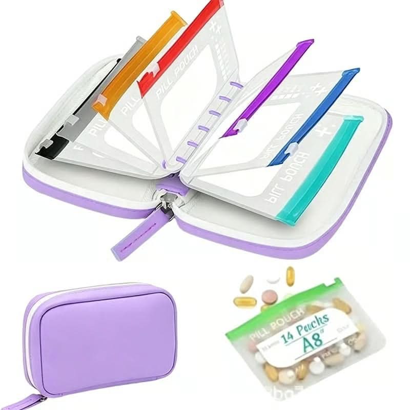 Pill Organizer Travel Size 7 Or 14 Pockets