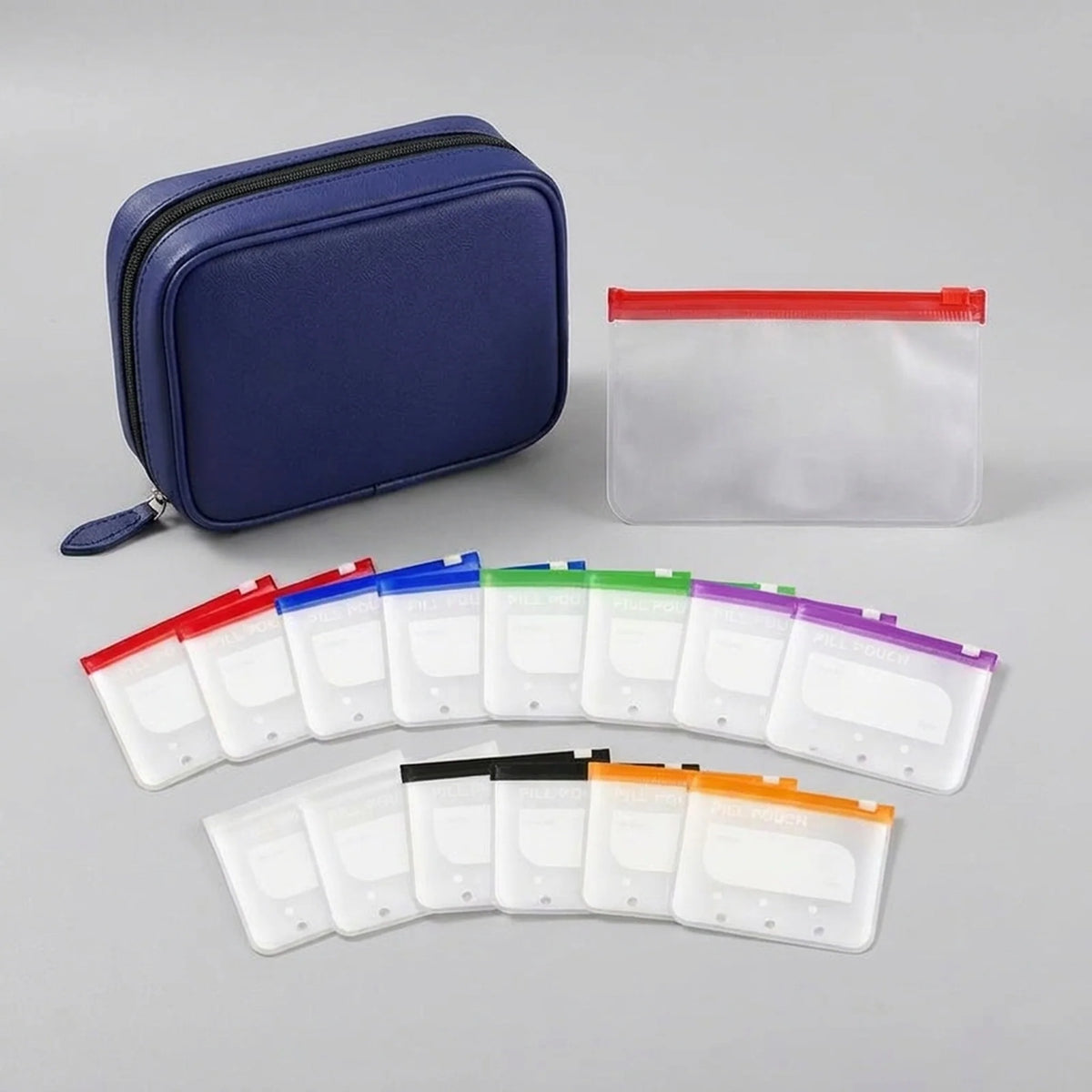 Pill Organizer Travel Size 7 Or 14 Pockets