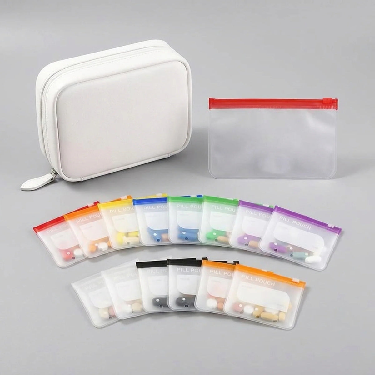 Pill Organizer Travel Size 7 Or 14 Pockets