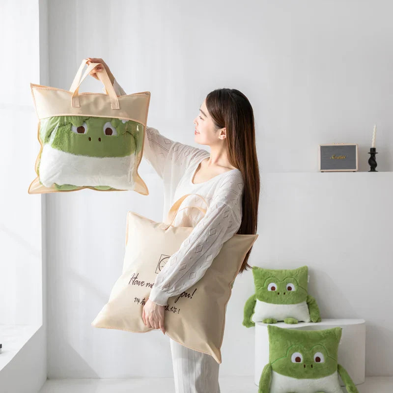 Pillow Blanket Convertible Quilted Mini Monster