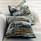 Pillow Cover Abstract Jacquard Cotton-Polyester Concealed Zipper