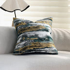 Pillow Cover Abstract Jacquard Cotton-Polyester Concealed Zipper