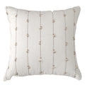 Pillow Cover Cotton-Look Vertical Tufted & Knotted Trim