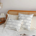 Pillow Cover Cotton Twill Dotted Tuft Hidden Zipper