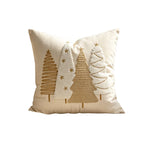 Pillow Cover Embroidered Chenille Cotton-Blend Hidden Zipper
