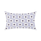 Pillow Cover Hand-Embroidered Daisy 100% Cotton Invisible Zipper