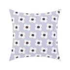 Pillow Cover Hand-Embroidered Daisy 100% Cotton Invisible Zipper