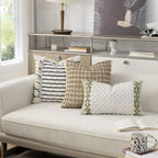 Pillow Cover Handmade Tufted Tassels