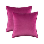 Pillow Cover Plush Velvet Knife-Edge Seam & Hidden Zipper