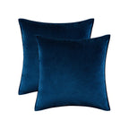 Pillow Cover Plush Velvet Knife-Edge Seam & Hidden Zipper