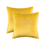 Pillow Cover Plush Velvet Knife-Edge Seam & Hidden Zipper