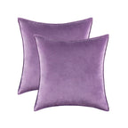 Pillow Cover Plush Velvet Knife-Edge Seam & Hidden Zipper