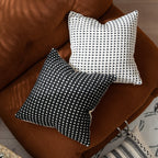 Pillow Cover Point Tufted Linen Feel Concealed Zipper