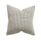 Pillow Cover Point Tufted Linen Feel Concealed Zipper