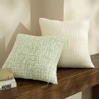 Pillow Cover Quilted Square Cotton Blend 45x45 cm