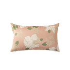 Pillow Cover Sketched Floral Linen-Look Concealed Zipper