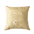 Pillow Cover Sketched Floral Linen-Look Concealed Zipper
