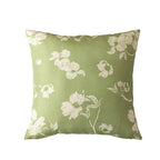 Pillow Cover Sketched Floral Linen-Look Concealed Zipper