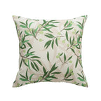 Pillow Cover Sketched Floral Linen-Look Concealed Zipper