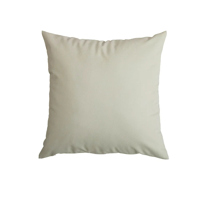 Pillow Cover Square Linen-Feel Hidden Zipper Machine Washable