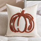 Pillow Cover Tufted Chenille Suede-Like Microfiber Hidden Zipper